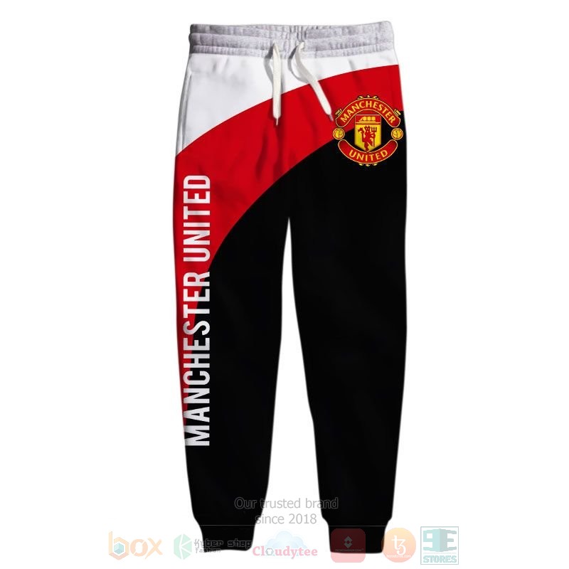 Manchester United white red black 3D shirt hoodie 1 2 3 4 5 6 7 8 9 10 11 12 13 14 15 16