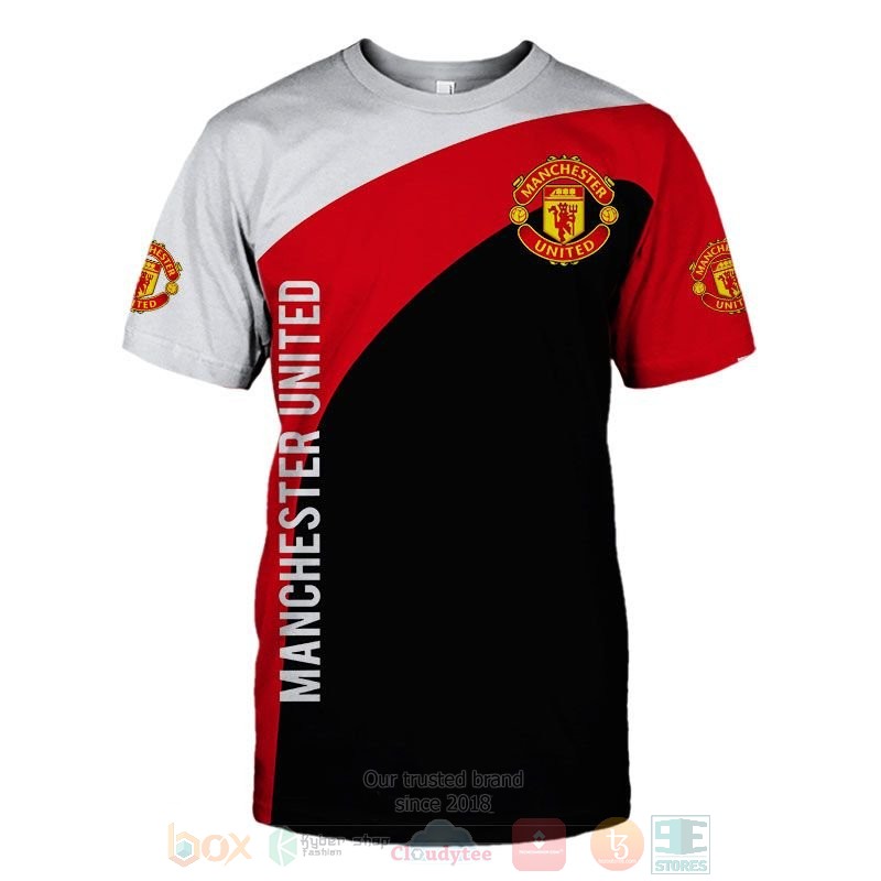 Manchester United white red black 3D shirt hoodie 1 2 3 4 5 6 7 8 9 10 11 12 13 14 15 16 17 18 19 20 21