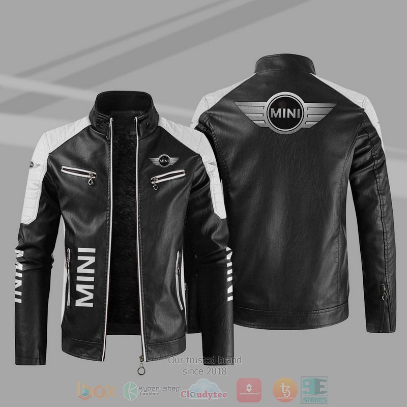 Mini Car Block Leather Jacket