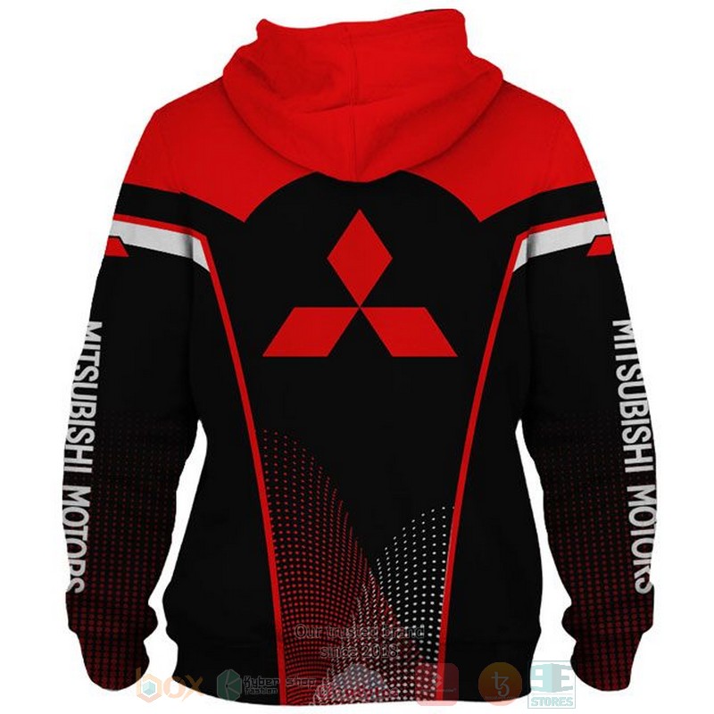 Mitsubishi Motors red black 3D shirt hoodie 1 2 3 4 5 6 7 8 9 10 11 12 13