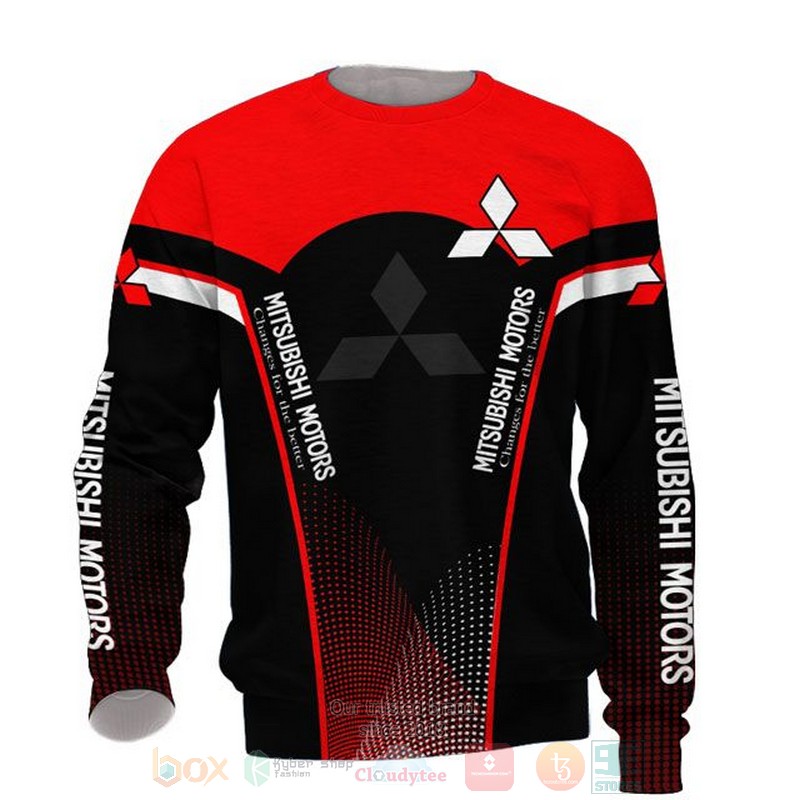 Mitsubishi Motors red black 3D shirt hoodie 1 2 3 4 5 6 7 8 9 10 11 12 13 14 15