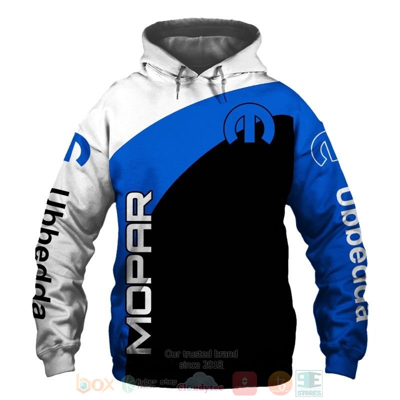 Mopar white blue black 3D shirt hoodie 1 2 3 4 5 6 7 8 9 10 11 12