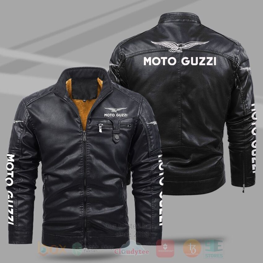 Moto Guzzi Fleece Leather Jacket