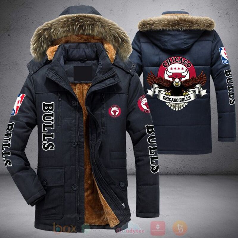 NBA Chicago Bulls Parka Jacket 1