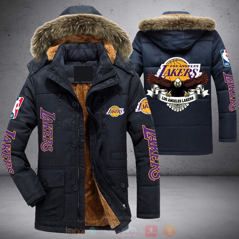 NBA Los Angeles Lakers Eagle Parka Jacket 1