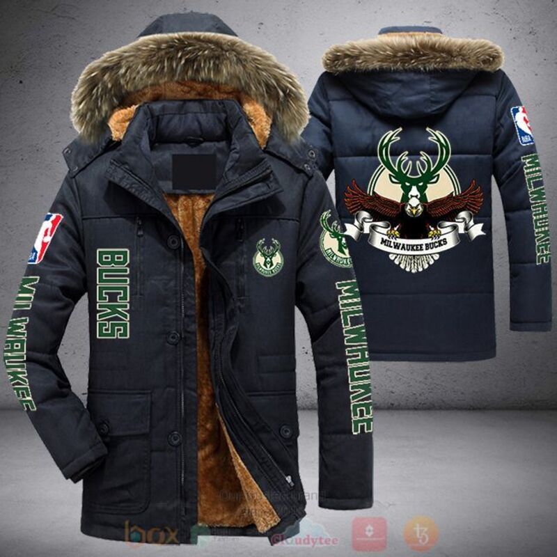 NBA Milwaukee Bucks Eagle Parka Jacket 1