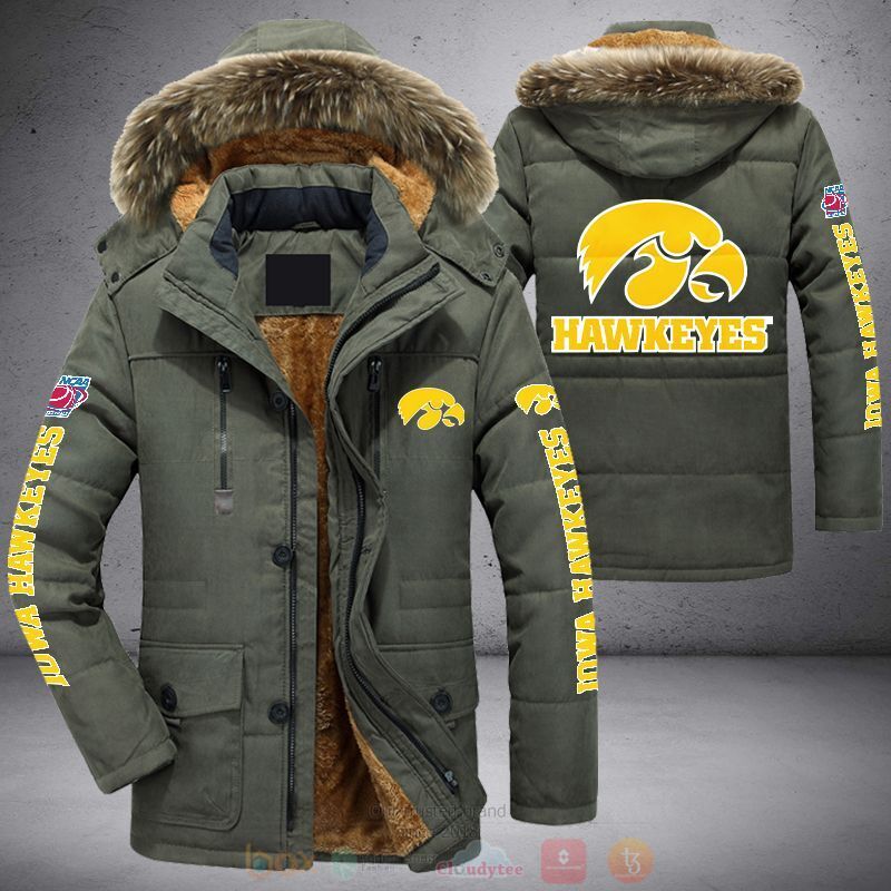 NCAA Iowa Hawkeyes football Parka Jacket 1