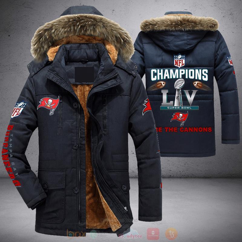 NFL Champions LIV Super Bowl Tampa Bay Buccaneers Parka Jacket 1