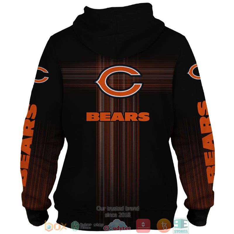 NFL Chicago Bears Orange 3d shirt hoodie 1 2 3 4 5 6 7 8 9 10 11 12 13
