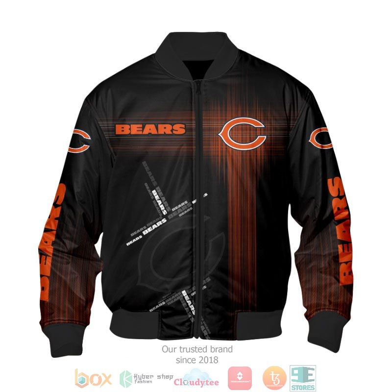 NFL Chicago Bears Orange 3d shirt hoodie 1 2 3 4 5 6 7 8 9 10 11 12 13 14 15 16 17
