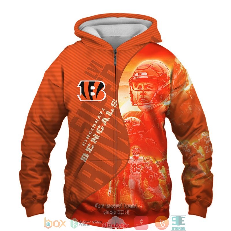 NFL Cincinnati Bengals Super Bowl 3d shirt hoodie 1 2 3 4 5 6 7 8 9 10 11 12 13 14 15 16 17 18