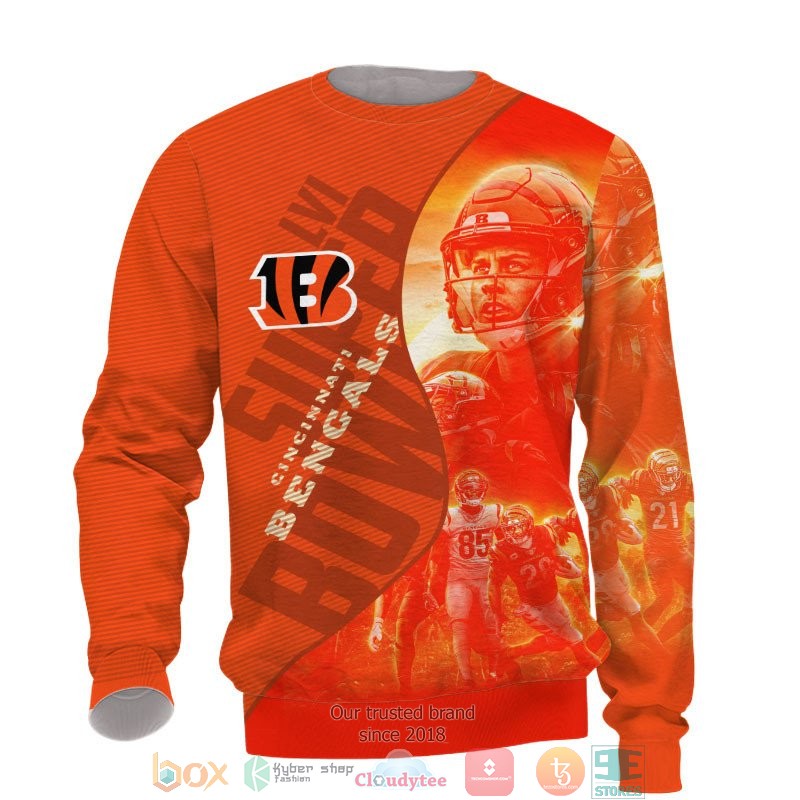NFL Cincinnati Bengals Super Bowl 3d shirt hoodie 1 2 3 4 5 6 7 8 9 10 11 12 13 14 15 16 17 18 19