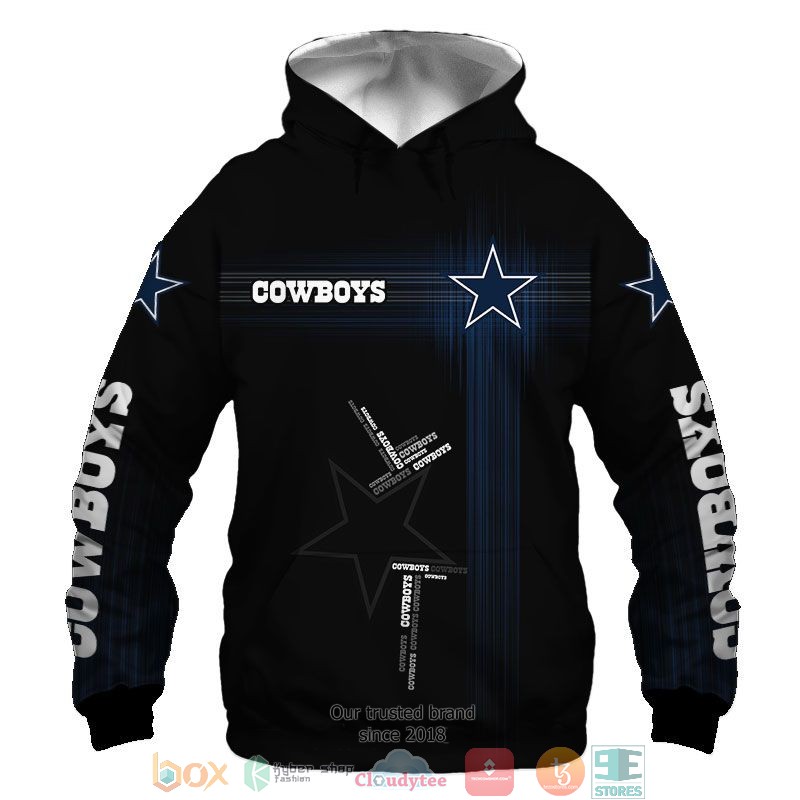 NFL Dallas Cowboys Black Navy 3d shirt hoodie 1 2 3 4 5 6 7 8 9 10 11 12
