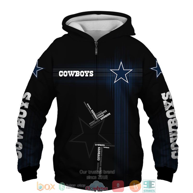NFL Dallas Cowboys Black Navy 3d shirt hoodie 1 2 3 4 5 6 7 8 9 10 11 12 13 14