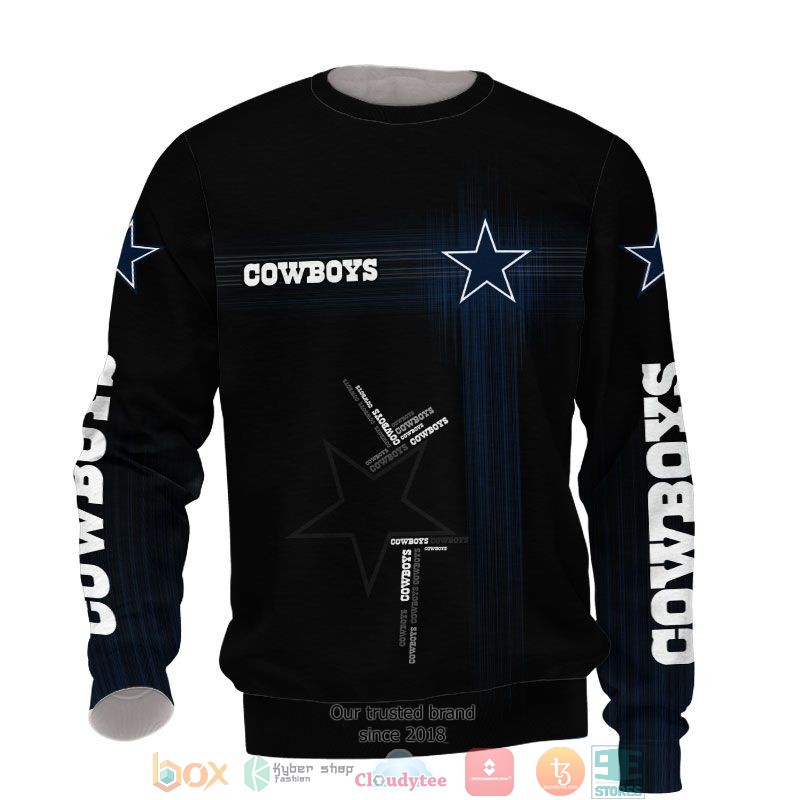 NFL Dallas Cowboys Black Navy 3d shirt hoodie 1 2 3 4 5 6 7 8 9 10 11 12 13 14 15