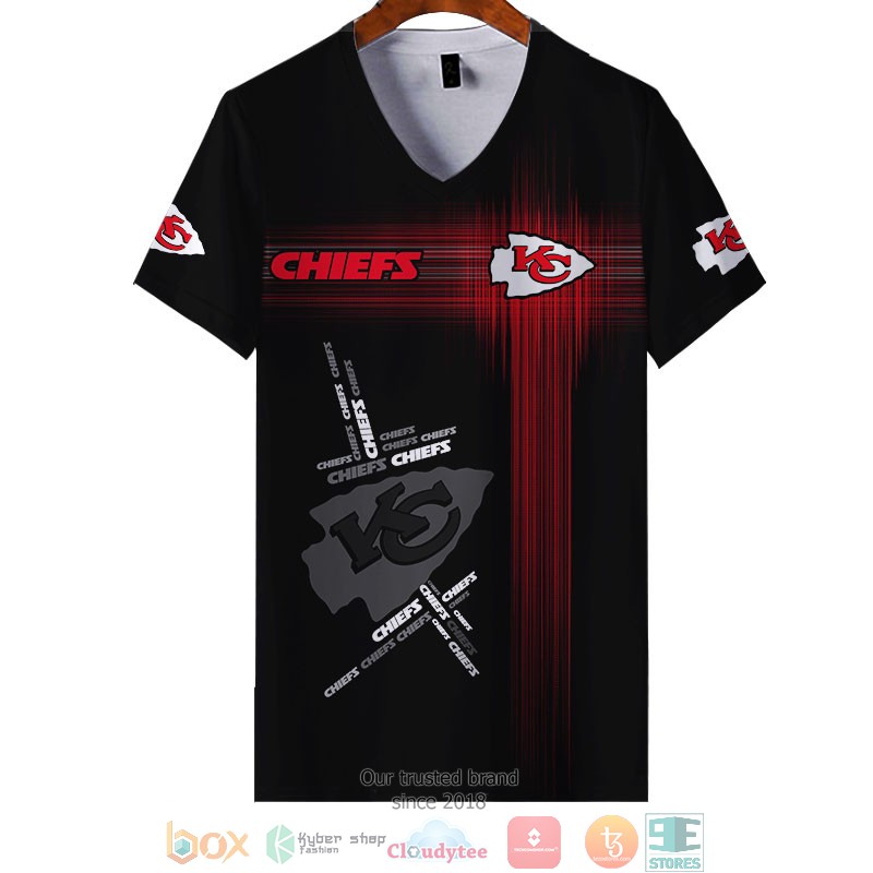 NFL Kansas City Chiefs Red 3d shirt hoodie 1 2 3 4 5 6 7