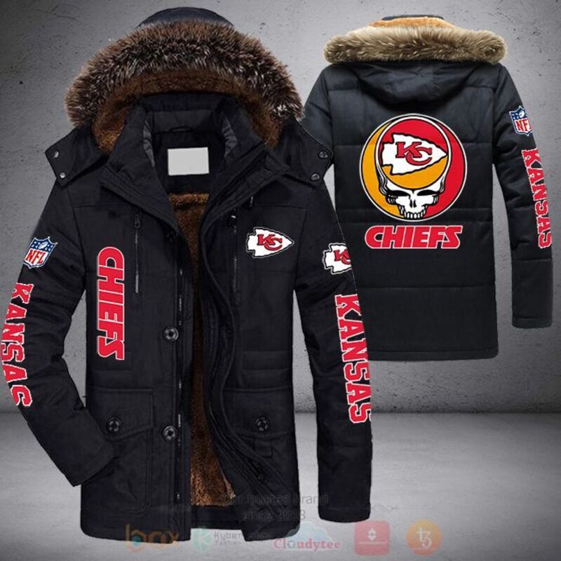 NFL Kansas City Chiefs Skull Parka Jacket