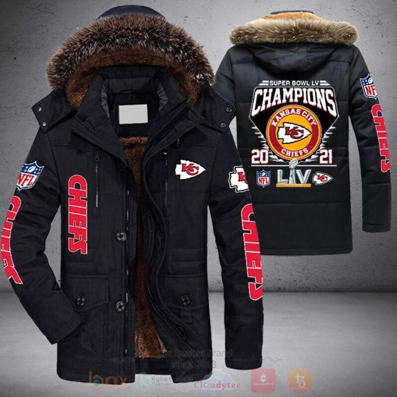 NFL Kansas City Chiefs Super Bowl LIV Champions 2021 Parka Jacket