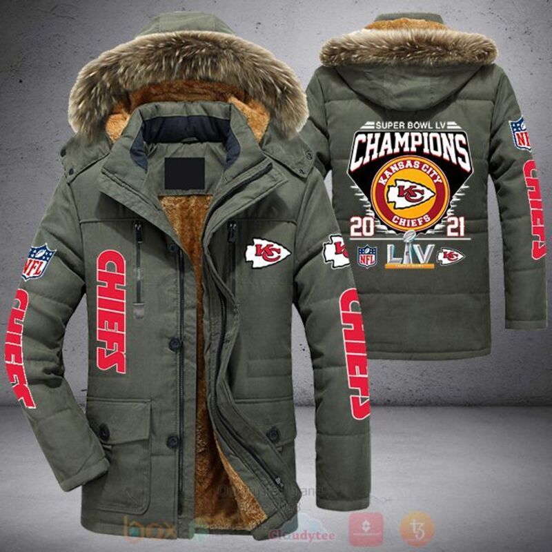 NFL Kansas City Chiefs Super Bowl LIV Champions 2021 Parka Jacket 1 2