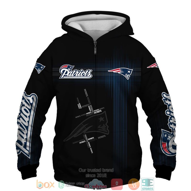 NFL New England Patriots Navy 3d shirt hoodie 1 2 3 4 5 6 7 8 9 10 11 12 13 14