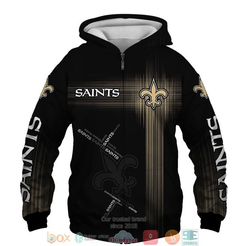 NFL New Orleans Saints Gold 3d shirt hoodie 1 2 3 4 5 6 7 8 9 10 11 12 13 14