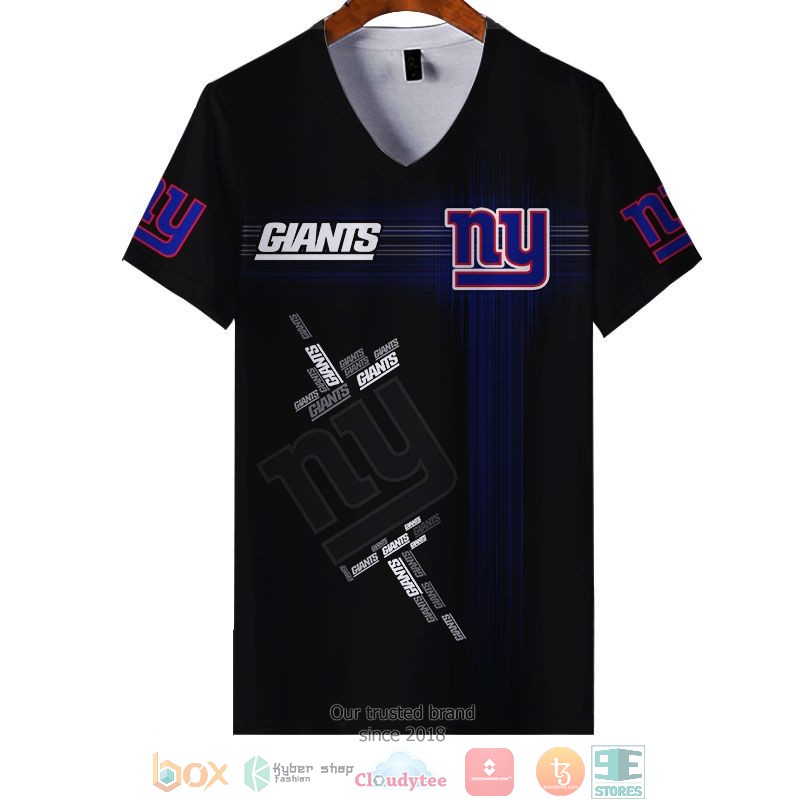 NFL New York Giants Blue 3d shirt hoodie 1 2 3 4 5 6 7