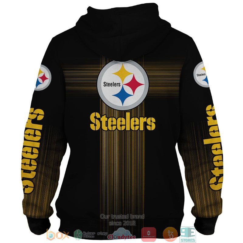 NFL Pittsburgh Steelers Yellow 3d shirt hoodie 1 2 3 4 5 6 7 8 9 10 11 12 13