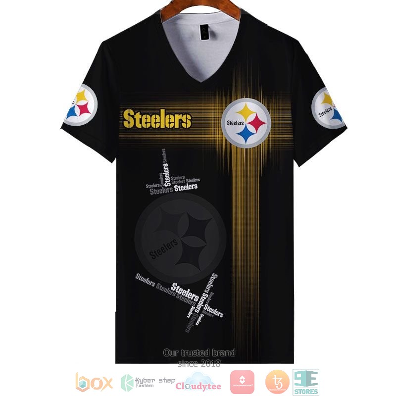 NFL Pittsburgh Steelers Yellow 3d shirt hoodie 1 2 3 4 5 6 7 8 9 10 11 12 13 14 15 16 17 18 19