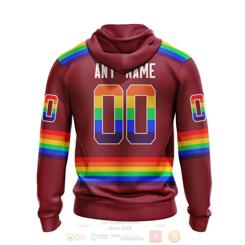 NHL Arizona Coyotes LGBT Pride Red Personalized Custom 3D Hoodie Shirt 1 2 3 4