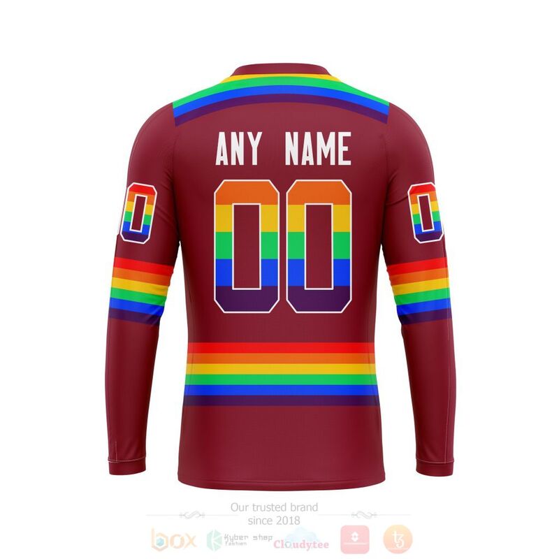 NHL Arizona Coyotes LGBT Pride Red Personalized Custom 3D Hoodie Shirt 1 2 3 4 5
