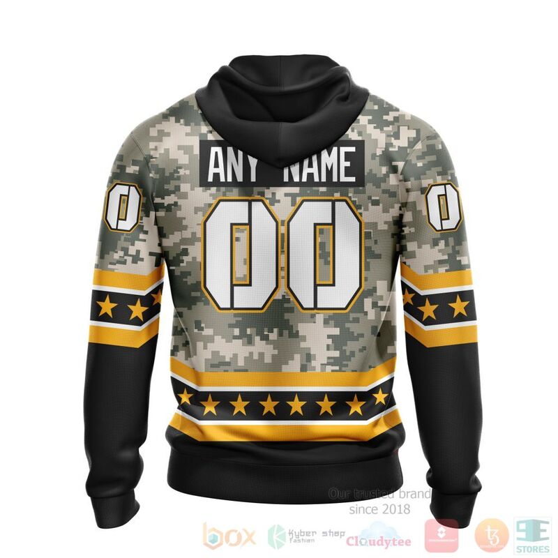 NHL Boston Bruins Honor Military With White Camo Color 3D Hoodie Shirt 1 2 3 4 5 6