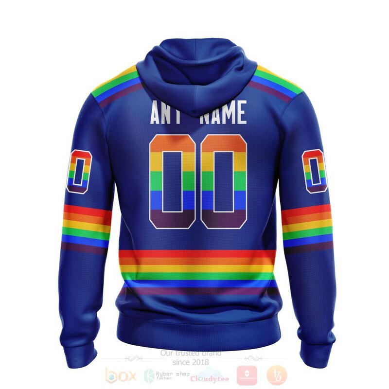 NHL Buffalo Sabres Blue LGBT Pride Personalized Custom 3D Hoodie Shirt 1 2 3 4