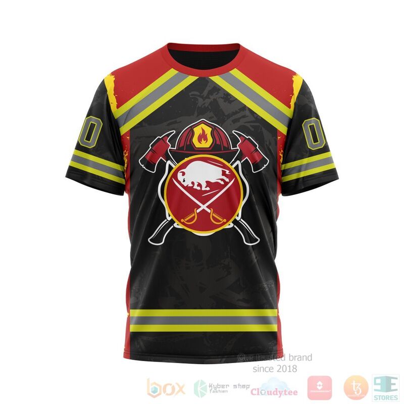NHL Buffalo Sabres Honnor Firefighter Black 3D Hoodie Shirt 1 2 3