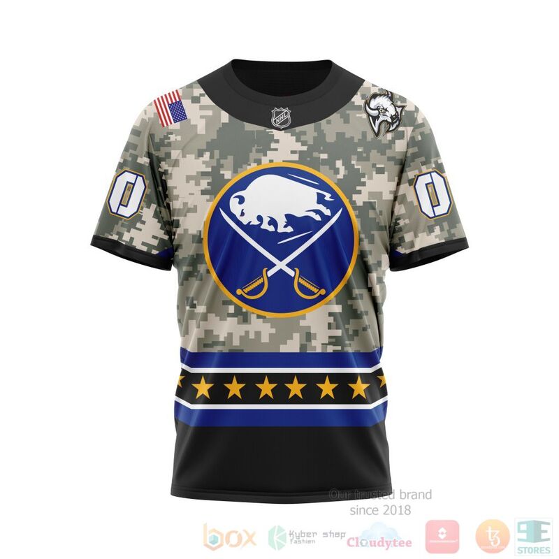 NHL Buffalo Sabres Honor Military With White Camo Color 3D Hoodie Shirt 1 2 3