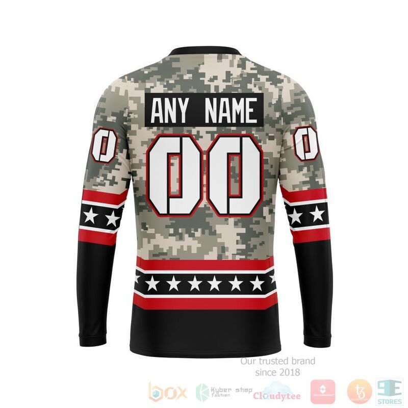NHL Carolina Hurricanes Honor Military With White Camo Color 3D Hoodie Shirt 1 2 3 4
