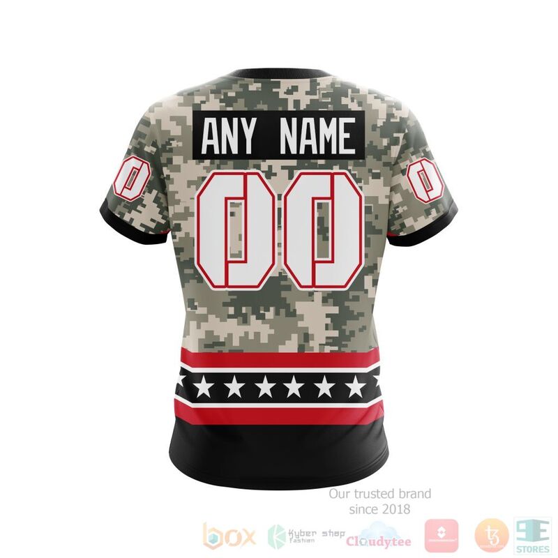 NHL Chicago BlackHawks Honor Military With White Camo Color 3D Hoodie Shirt 1 2 3 4 5