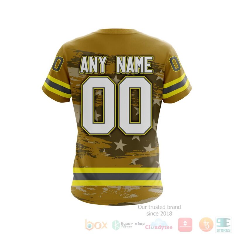 NHL Colorado Avalanche Honnor Firefighter Yellow 3D Hoodie Shirt 1 2 3 4 5