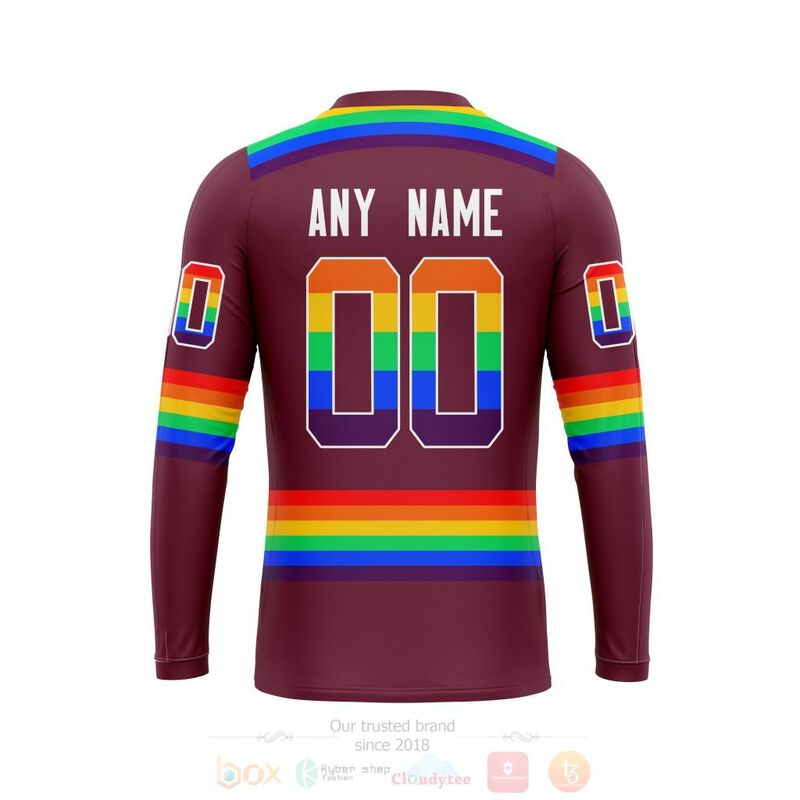 NHL Colorado Avalanche LGBT Pride Red Personalized Custom 3D Hoodie Shirt 1 2 3 4 5