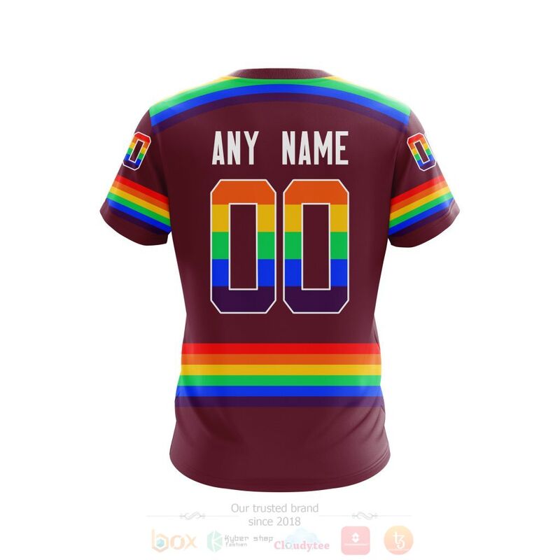 NHL Colorado Avalanche LGBT Pride Red Personalized Custom 3D Hoodie Shirt 1 2 3 4 5 6