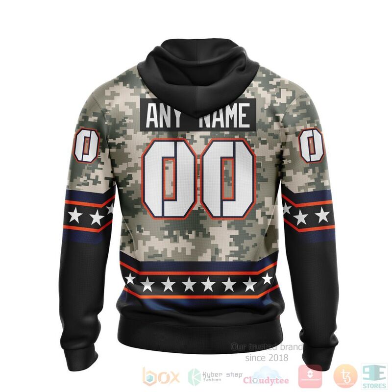 NHL Edmonton Oilers Honor Military With Camo Color 3D Hoodie Shirt 1 2 3 4 5 6