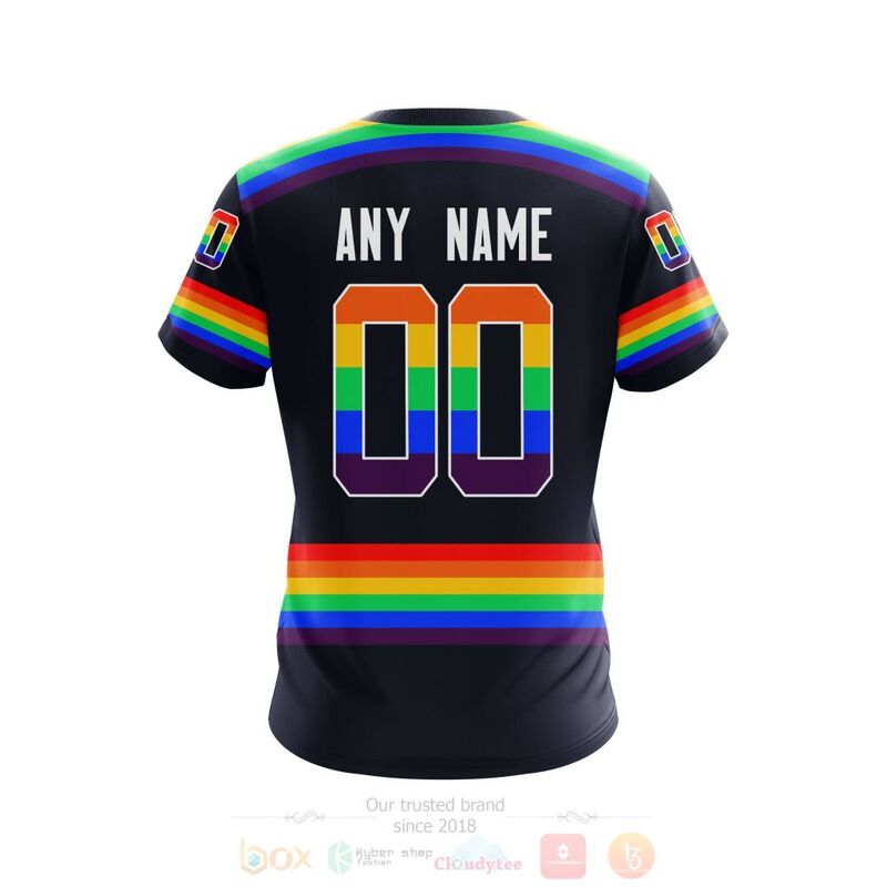 NHL Florida Panthers LGBT Pride Navy Color Personalized Custom 3D Hoodie Shirt 1 2 3 4 5 6