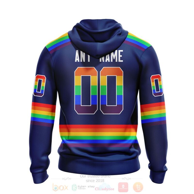 NHL New York Islanders LGBT Pride Navy Color Personalized Custom 3D Hoodie Shirt 1 2 3 4