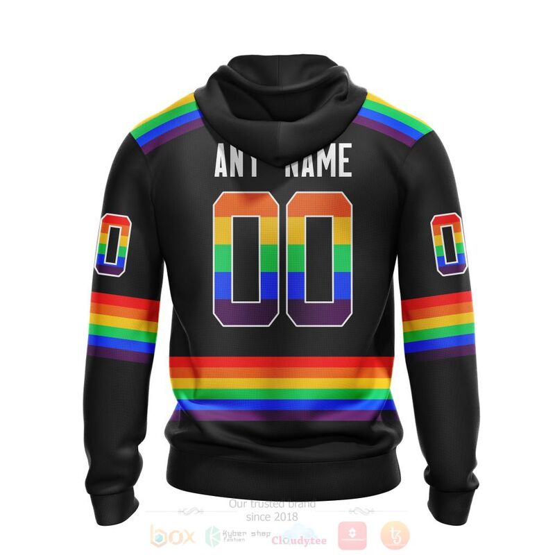 NHL Philadelphia Flyers LGBT Pride Black Personalized Custom 3D Hoodie Shirt 1 2 3 4