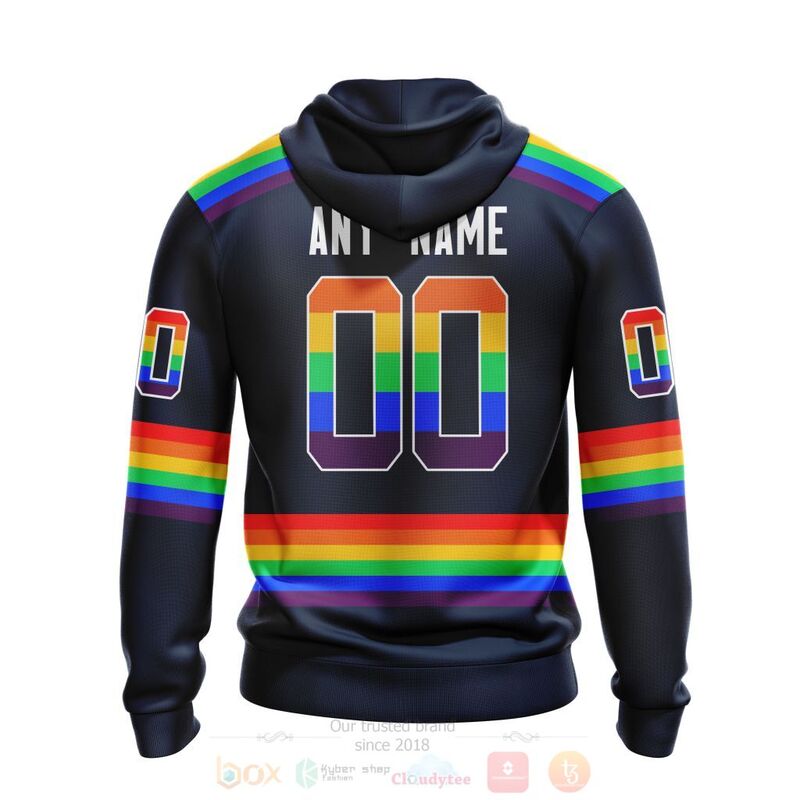 NHL Seattle Kraken LGBT Pride Navy Color Personalized Custom 3D Hoodie Shirt 1 2 3 4