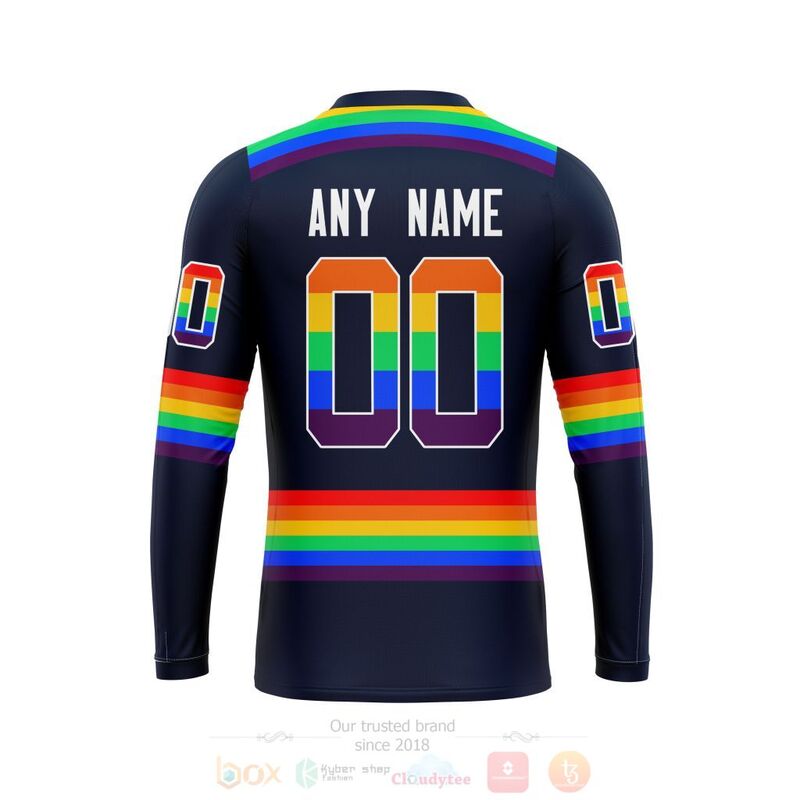NHL Seattle Kraken LGBT Pride Navy Color Personalized Custom 3D Hoodie Shirt 1 2 3 4 5