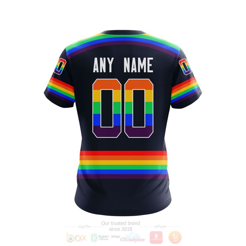 NHL Seattle Kraken LGBT Pride Navy Color Personalized Custom 3D Hoodie Shirt 1 2 3 4 5 6