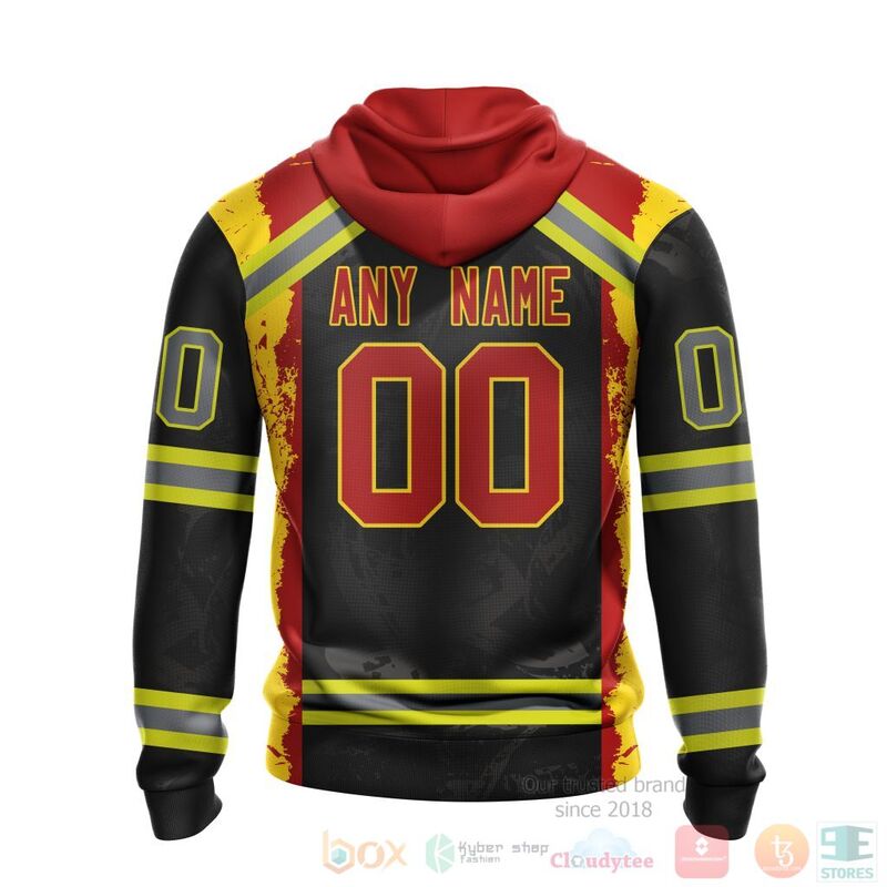 NHL Toronto Maple Leafs Honnor Firefighter Black 3D Hoodie Shirt 1 2 3 4 5 6