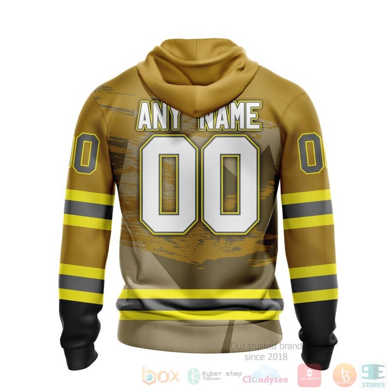 NHL Toronto Maple Leafs Honnor Firefighter Yellow 3D Hoodie Shirt 1 2 3 4 5 6