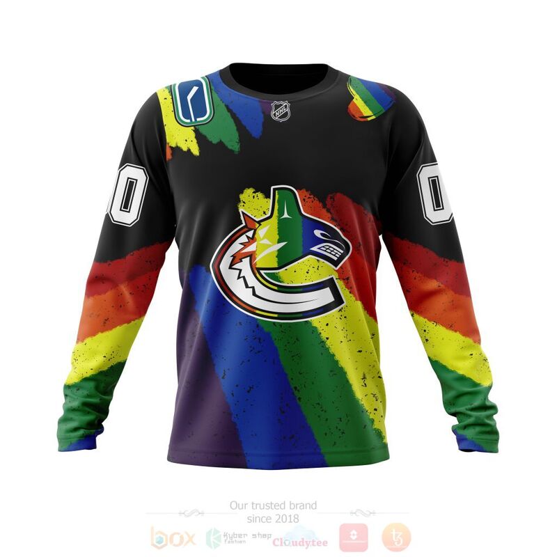 NHL Vancouver Canucks Specialized LGBT Concepts Kits Personalized Custom 3D Hoodie Shirt 1 2 3