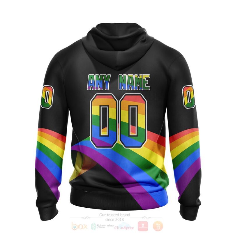 NHL Washington Capitals Love LGBT Pride Personalized Custom 3D Hoodie Shirt 1 2 3 4